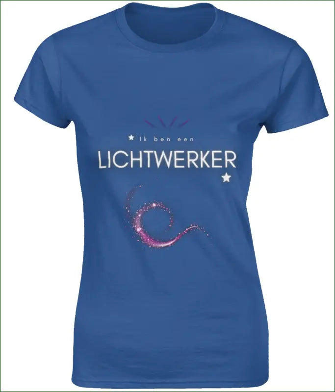 ☆ Ik ben een LICHTWERKER ☆ SoftStyle T-shirt voor Vrouwen - S / Royal Blue - Kleding