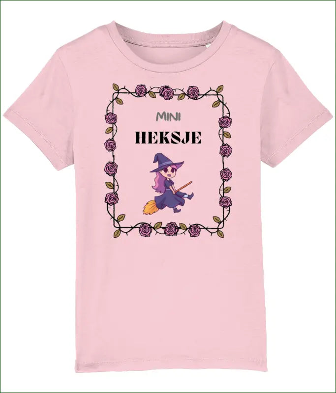 Mini-Heksje Meisjes T-shirt - XS / Cotton Pink - Kleding