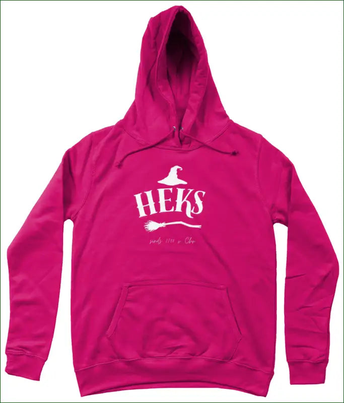 Hoodie voor Dames met opdruk ’HEKS sinds 1780 v. Chr’ - XS / Hot Pink - Kleding