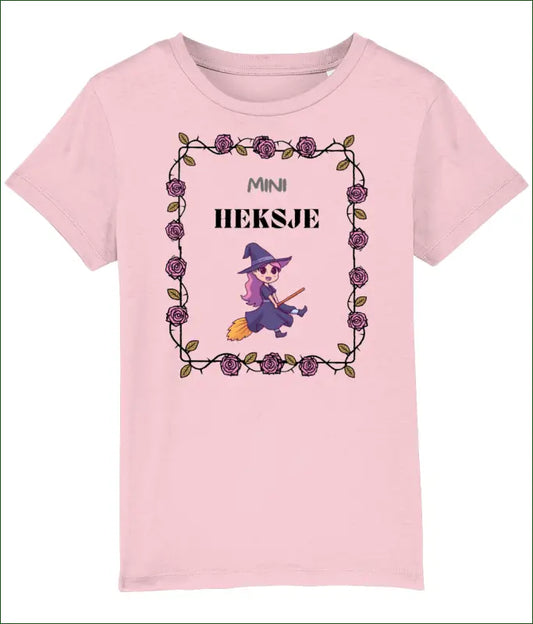 Mini-Heksje Meisjes T-shirt - XS / Cotton Pink - Kleding